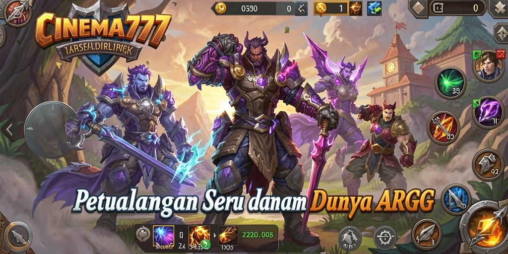 Tampilan gameplay menegangkan dalam petualangan ARPG.