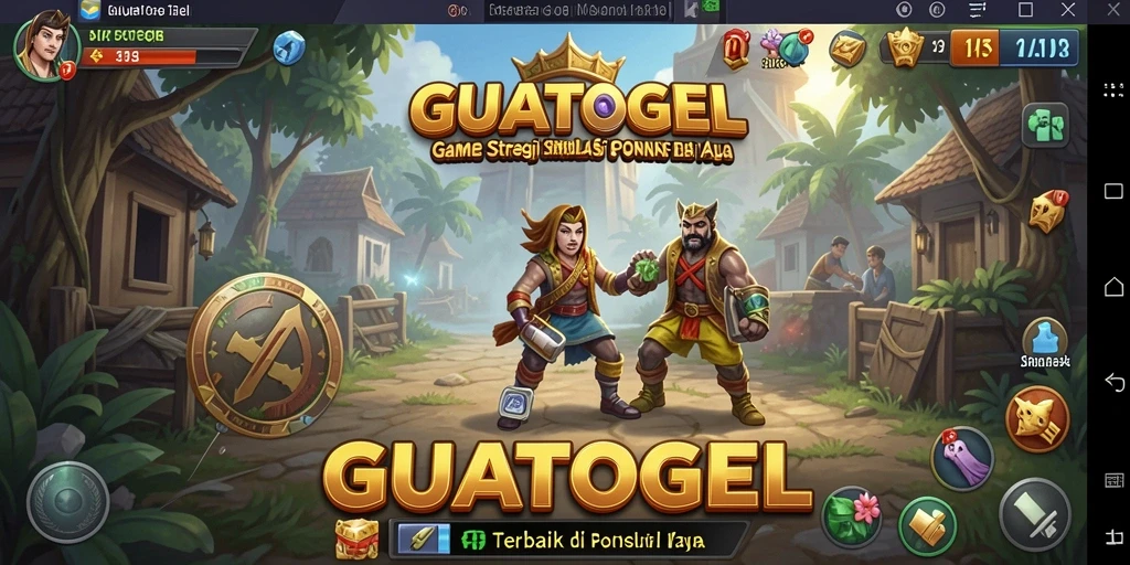 Tangkapan layar GUATOGEL menunjukkan momen seru dari gameplay strategi.