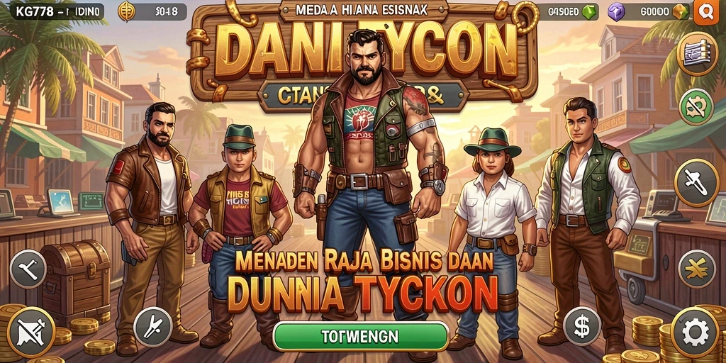 Screenshot KG778 yang menampilkan aksi dan strategi dalam permainan Tycoon.