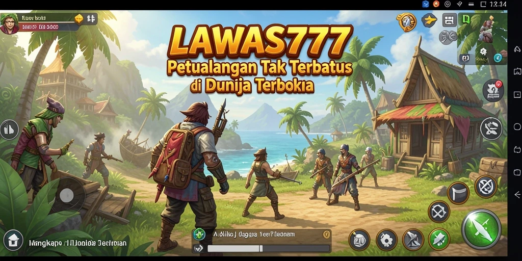 Tampilan menarik dari gameplay LAWAS777 dalam dunia terbuka.