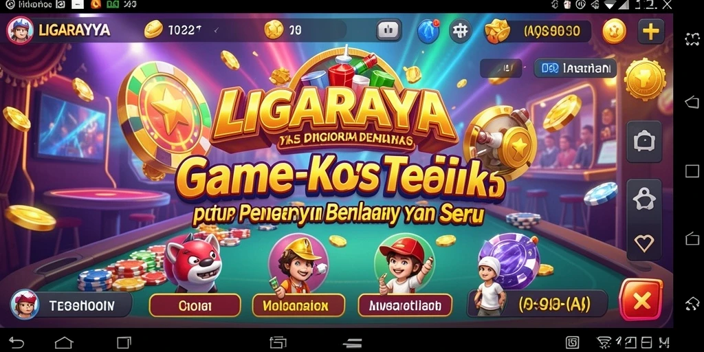 Tampilan gameplay menarik dari permainan Kasino LIGARAYA.