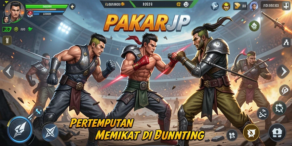 Gameplay seru PAKARJP dalam aksi pertarungan yang intens.