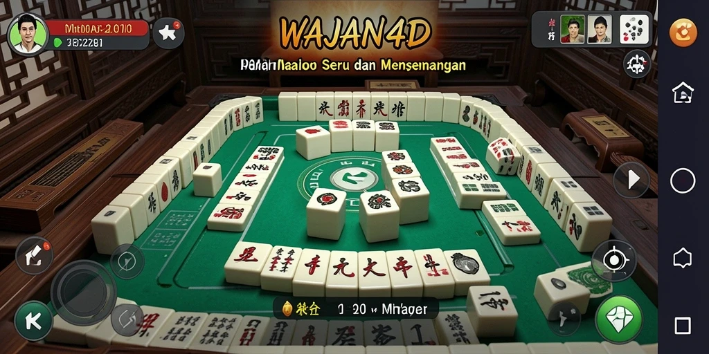 Tampilan gameplay WAJAN4D yang menarik dan penuh warna.