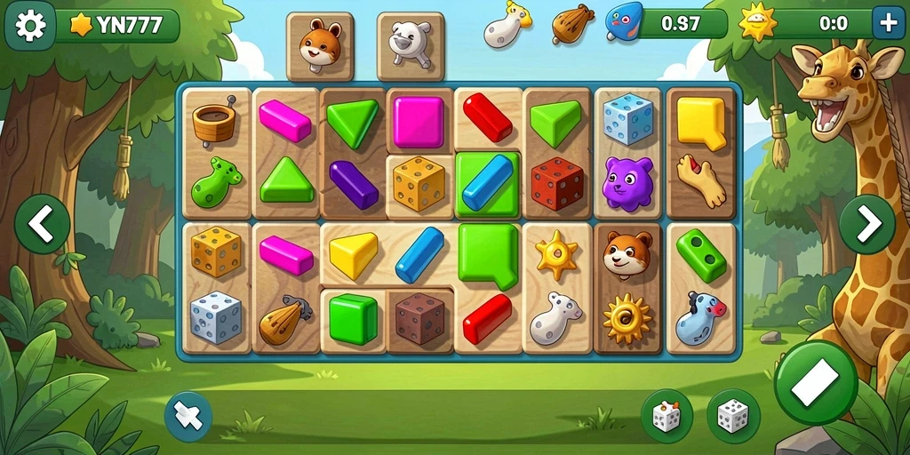 Screenshot gameplay YN777 menampilkan momen seru saat menyelesaikan puzzle.